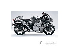 Adesivi per Suzuki GSX1300R HAYABUSA 2009 - Argento • Suzuki Adesivi OEM