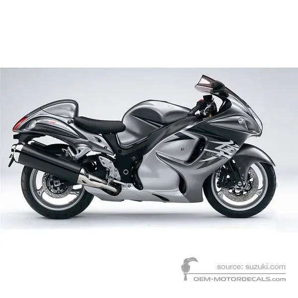 Suzuki GSX1300R HAYABUSA 2009 - Silver - Metallic Grey / Metallic Mystic Silver