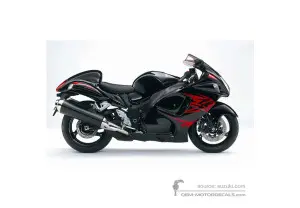 Decals for Suzuki GSX1300R HAYABUSA 2011 - Black • Suzuki OEM Decals