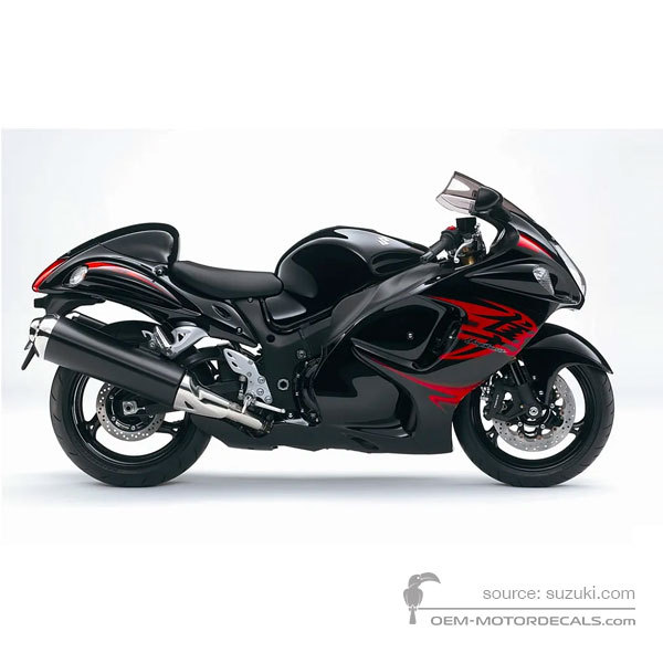 Adesivi per Suzuki GSX1300R HAYABUSA 2011 - Nero • Suzuki Adesivi OEM