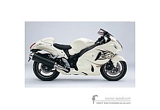 Naklejki do Suzuki GSX1300R HAYABUSA 2010 - Biały • Suzuki Naklejki OEM