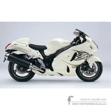 Suzuki GSX1300R HAYABUSA 2010 - White - Pearl Mirage White