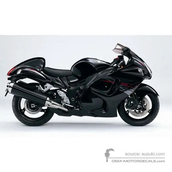 Suzuki GSX1300R HAYABUSA 2012 - Black - Glass Sparkle Black