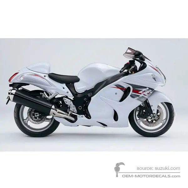 Suzuki GSX1300R HAYABUSA 2012 - White - Pearl Glacier White