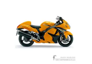 Decals for Suzuki GSX1300R HAYABUSA 2013 - Yellow • Suzuki OEM Decals