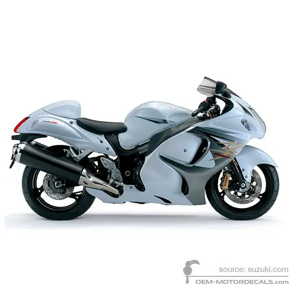Suzuki GSX1300R HAYABUSA 2013 - White - Pearl Glacier White / Oort Gray Metallic