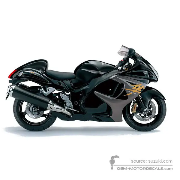 Suzuki GSX1300R HAYABUSA 2014 - Black - Thunder Gray Metallic / Glass Sparkle Black