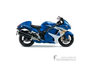 Decals for Suzuki GSX1300R HAYABUSA 2014 - Blue • Suzuki OEM Decals