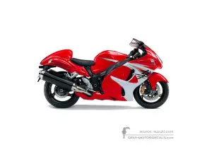 Decals for Suzuki GSX1300R HAYABUSA 2014 - Red • Suzuki OEM Decals