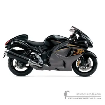 Suzuki GSX1300R HAYABUSA 2015 - Szary - Thunder Gray Metallic / Glass Sparkle Black