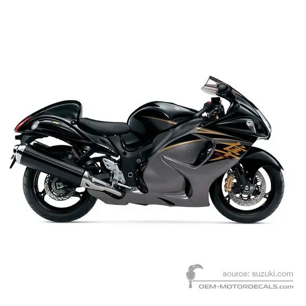 Suzuki GSX1300R HAYABUSA 2015 - Gray - Thunder Gray Metallic / Glass Sparkle Black