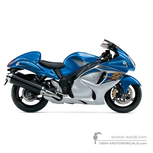Suzuki GSX1300R HAYABUSA 2015 - Blue - Pearl Vigor Blue / Metallic Mystic Silver