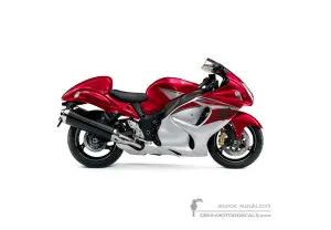 Decals for Suzuki GSX1300R HAYABUSA 2016 - Red • Suzuki OEM Decals