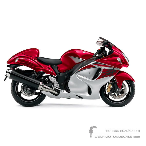 Decals for Suzuki GSX1300R HAYABUSA 2016 - Red • Suzuki OEM Decals