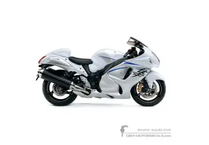 Decals for Suzuki GSX1300R HAYABUSA 2016 - White • Suzuki OEM Decals