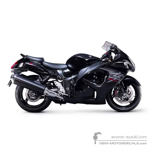 Suzuki GSX1300R HAYABUSA 2017 - Black - Glass Sparkle Black