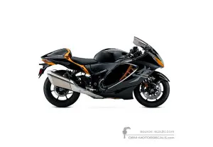 Decals for Suzuki GSX1300R HAYABUSA 2022 - Black • Suzuki OEM Decals