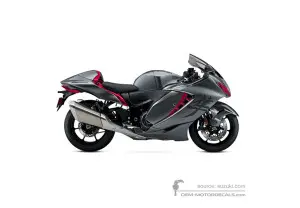 Decals for Suzuki GSX1300R HAYABUSA 2023 - Gray • Suzuki OEM Decals