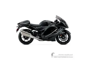Decals for Suzuki GSX1300R HAYABUSA 2023 - Black • Suzuki OEM Decals