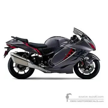 Suzuki GSX1300R HAYABUSA 2024 - Grijs - Thunder Gray Metallic