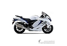 Stickers voor Suzuki GSX1300R HAYABUSA 2024 - Wit • Suzuki OEM Stickers