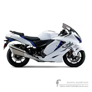 Suzuki GSX1300R HAYABUSA 2024 - Bianco - Pearl Vigor Blue / Pearl Brilliant White