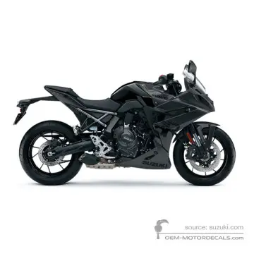 Suzuki GSX8R 2024 - Czarny - Metallic Mat Black