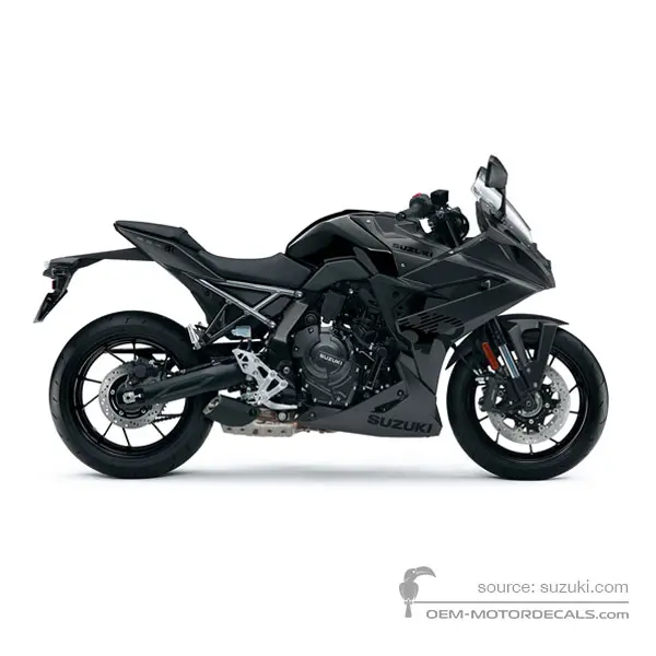 Suzuki GSX8R 2024 - Black - Metallic Mat Black