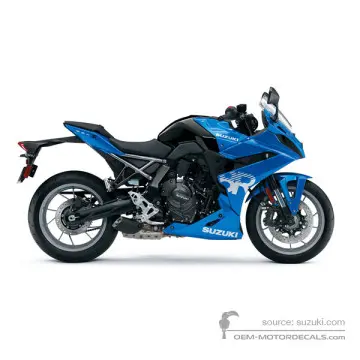 Suzuki GSX8R 2024 - Niebieski - Metallic Triton Blue