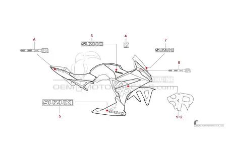 Suzuki GSX8R 2024 - Silber