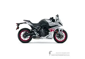 Naklejki do Suzuki GSX8R 2025 - Srebrny • Suzuki Naklejki OEM