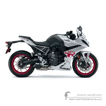 Suzuki GSX8R 2025 - Srebrny - Metallic Mat Sword Silver