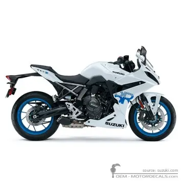 Suzuki GSX8R 2026 - Pearl Tech White