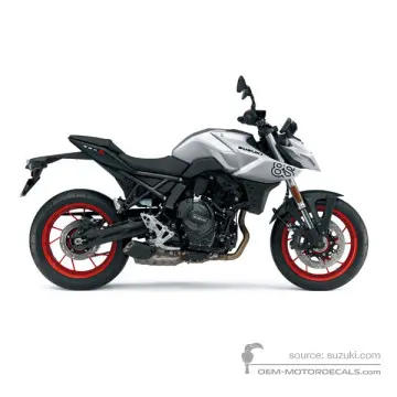 Suzuki GSX8S 2025 - Srebrny - Metallic Mat Black No.2 / Metallic Mat Sword Silver