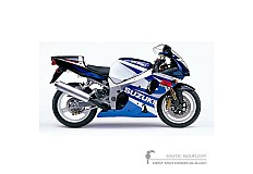 Naklejki do Suzuki GSXR1000 2001 - Niebieski • Suzuki Naklejki OEM