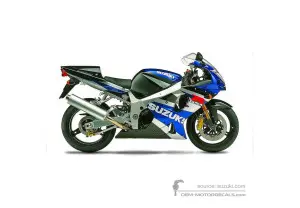 Aufkleber für Suzuki GSXR1000 2002 - Blau • Suzuki OEM-Aufkleber