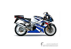 Adesivi per Suzuki GSXR1000 2002 - Blu Bianco • Suzuki Adesivi OEM