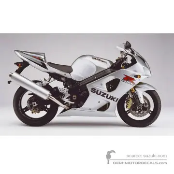 Suzuki GSXR1000 2003 - Zilver - Sonic Silver Metallic