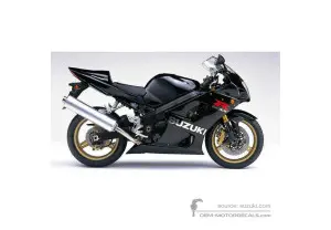 Aufkleber für Suzuki GSXR1000 2004 - Schwarz • Suzuki OEM-Aufkleber