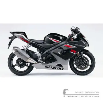 Suzuki GSXR1000 2005 - Czarny - Space Black / Oort Gray Metallic