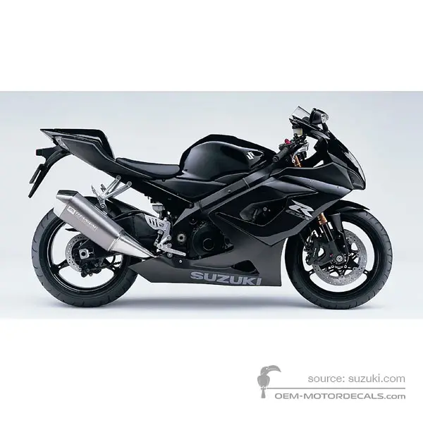 Suzuki GSXR1000 2005 - Schwarz - Space Black