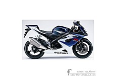 Naklejki do Suzuki GSXR1000 2006 - Niebieski • Suzuki Naklejki OEM