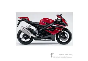 Decals for Suzuki GSXR1000 2006 - Red • Suzuki OEM Decals