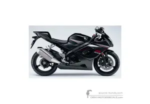 Decals for Suzuki GSXR1000 2006 - Black • Suzuki OEM Decals