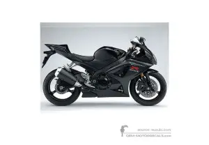 Decals for Suzuki GSXR1000 2007 - Black • Suzuki OEM Decals