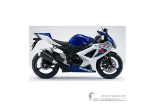 Naklejki do Suzuki GSXR1000 2008 - Niebieski • Suzuki Naklejki OEM
