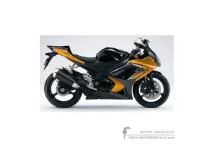 Decals for Suzuki GSXR1000 2008 - Golden • Suzuki OEM Decals