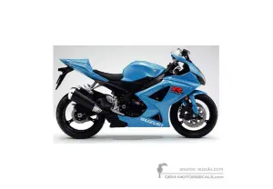 Decals for Suzuki GSXR1000 2008 - Azure • Suzuki OEM Decals