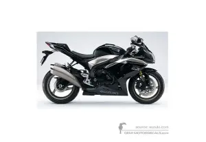 Decals for Suzuki GSXR1000 2009 - Black • Suzuki OEM Decals
