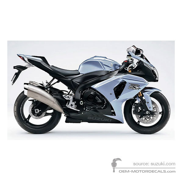 Naklejki do Suzuki GSXR1000 2010 - Niebieski • Suzuki Naklejki OEM